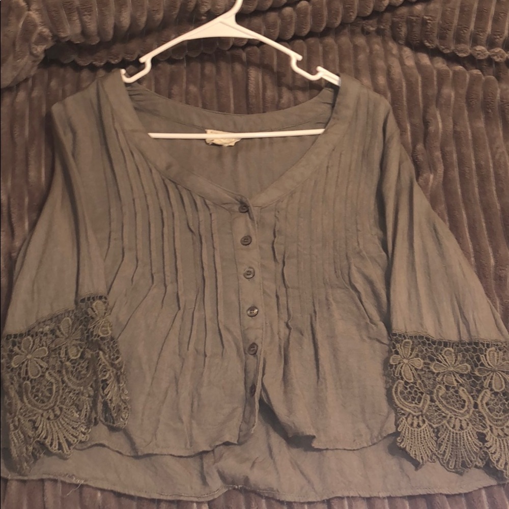 La hearts lacy blouse